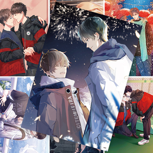 这题超纲了海报原耽周边耽美墙纸学生宿舍壁纸漫画明信片书签卡片