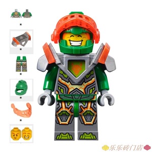 lego乐高 nex068 未来骑士团人仔 阿隆 单人仔 没有武器盾牌