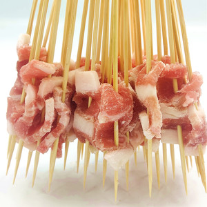 带皮五花肉小串把把烧小肉串 五花肉小把串 湘西小串 半成品100串