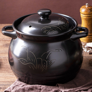 砂锅炖锅家用燃气煲汤瓦罐沙锅汤煲陶瓷炖汤煤气灶专用瓦煲耐高温