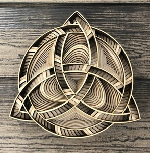 莫比乌斯环木雕