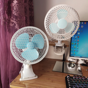 摇头迷你小电风扇夹扇台式家用卡通儿童电扇学生宿舍寝室微风小型