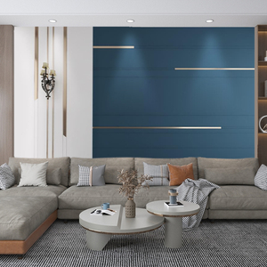 现代简约时尚拼色电视背景墙壁画个性轻奢款几何卧室沙发墙纸壁布