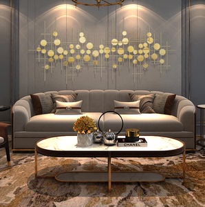 轻奢壁挂客厅沙发背景墙挂件现代金属壁饰卧室铁艺墙饰墙面装饰品