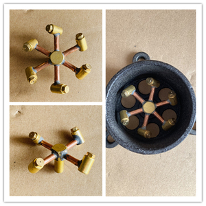 猛火灶配件灶芯旋火煤气灶铜管液化气灶炉头燃气灶分火器猛火炉心