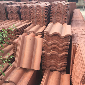 330x420水泥瓦工厂美欧式彩瓦全瓷西瓦万科的鹭湖中房屋顶机平瓦