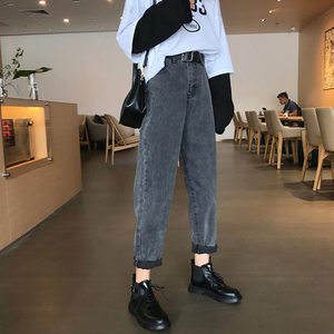 梨形身材裤子大码女裤微胖女孩穿搭新款老爹裤女巨显瘦胖妹妹宽松