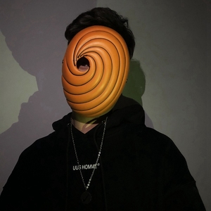 火影忍者斑树脂面具万圣节聚会装扮道具宇智波带土阿飞cos服儿童