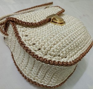 新款手工编织包包材料包diy轻体冰丝线自制单肩斜挎小包包