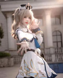 西马塔原神cos服公主裙五星游戏套装芭芭拉cospaly服装女御姐全套