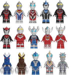 兼容乐高奥特曼咸蛋超人迪咖欧布无限赛罗捷德男孩子积木人仔玩具