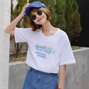 9包邮韩版大码女装批发夏季胖mm宽松短袖t恤女学生夏天上衣服潮 æ