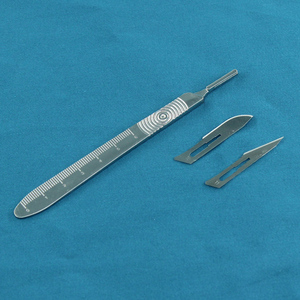 3#刀柄10号毛囊分离刀片11号美容尖刀片碳钢材质刃口锋利包邮