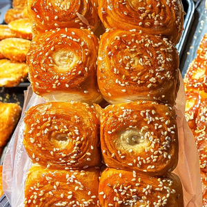 蜂蜜脆底小面包红豆沙面包蛋糕学生营养早餐零食烤馍老式手撕面包