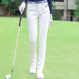 T68高尔夫裤子女秋冬显瘦加厚保暖高尔夫球服装女裤女装时尚韩版