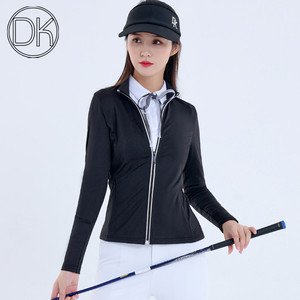 DK高尔夫女装秋冬外套GOLF衣服2022新款时尚韩式上衣风衣修身夹克