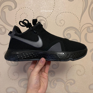 耐克nike pg4 ep保罗乔治4纯黑国内版实战男子篮球鞋cd5082-005