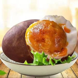 大连庄河黑岛五香流油烤海鸭蛋真空塑封包装开袋即食70g20枚包邮