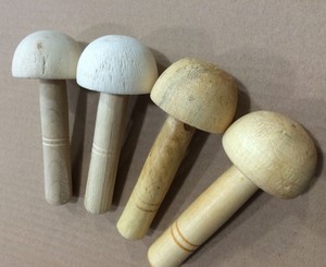 专业版画木蘑菇木墨拓 版画工具 版画专业拓印用木蘑菇直径45mm