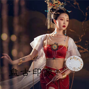 影楼摄影写真性感敦煌飞天女古装仙女舞蹈装舞台演出表演服装
