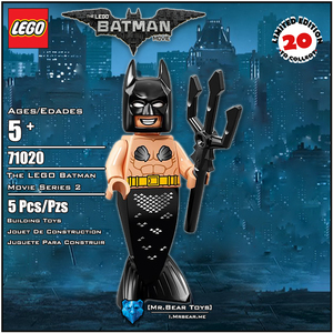 乐高 lego 71020 人仔抽抽乐系列 蝙蝠侠大电影2 5# 美人鱼蝙蝠侠