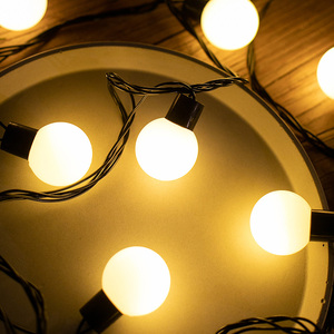 户外装饰灯 庭院防水外露灯串美式玻璃外露灯泡乡村