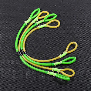 一根筋传统四托二射鱼皮筋正品高弹暴力专用弹弓3060拖挂射鱼皮筋