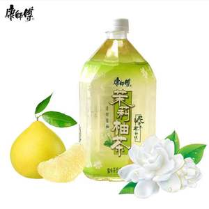 康师傅茉莉柚茶1l*12瓶整箱清甜蜜柚果味茶饮料小瓶果汁 新日期