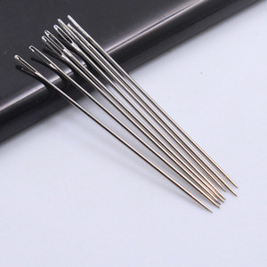 家用手工缝衣针钢针大孔眼长针7厘米 缝被子衣服手缝针75毫米包邮