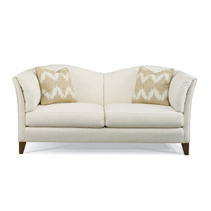 美式白色个性布艺沙发简约现代客厅三人整装轻奢小户型家具样板房