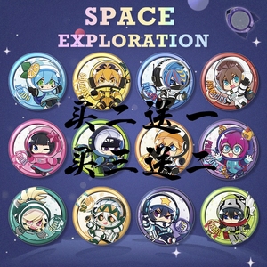 【星际旅行】凹凸世界周边太空系列徽章罗斯安迷修格瑞吧唧胸章