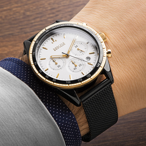 宝格拉baogela百搭新款多功能石英男款运动学生防水皮带男士手表