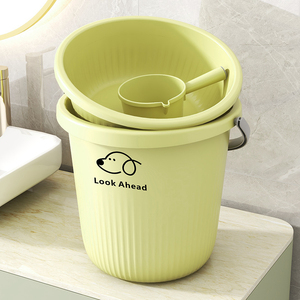 塑料水桶家用学生宿舍用洗衣桶洗澡桶泡脚桶手提大圆桶装水储水桶
