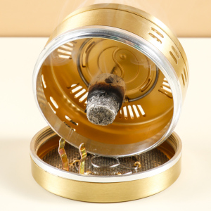 观络纯铜盒加厚悬灸罐无烟艾灸随身灸家用腹部艾灸罐新型悬灸器具