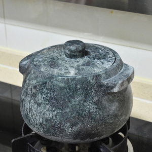 墨脱石锅旗舰店西藏特产林芝皂石纯手工家用商用纯真石头锅原石锅