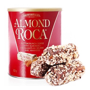 美国Almond Roca乐家扁桃仁巧克力284g罐装杏仁糖果年货送礼822g