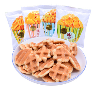徐福记瓦格酥500g薄香脆饼干煎饼糕点心小吃办公室休闲零食品散装
