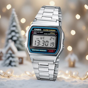 陈小春同款手表卡西欧casio a158wa f-84w f91wa代购小方块电子表