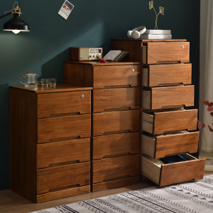 收纳柜子客厅靠墙储物柜加厚多层木质置物柜家用杂物整理柜3人付款