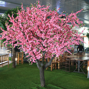 仿真桃花树室内装饰假桃树网红许愿树商场酒店景区室外造景樱花树