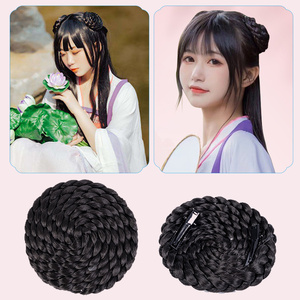 古装假发包魔道祖师江厌离古风汉服少女丸子头cos汉服小清新发髻