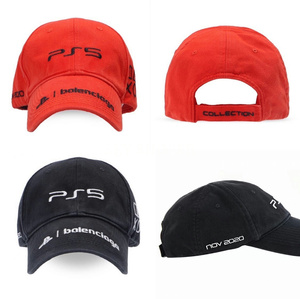 Balenciaga/巴黎世家 联名 SONY PS5 红色/黑色 棒球帽鸭舌帽帽子