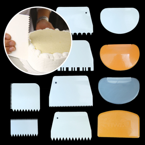 塑料刮板铝质刮板大中小号梯形/三角/半圆/透明/软刮板 奶油/烘焙