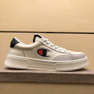 广州秋季欧洲站冠军男鞋真皮时尚男士小白鞋休闲时尚潮流百搭板鞋