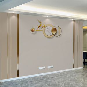 电视背景墙壁纸现代8d简约壁布客厅沙发卧室5d轻奢风网红影视墙布