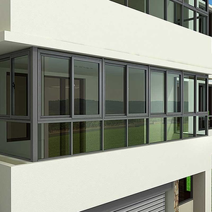 常州永固断桥铝门窗 双层钢化玻璃隔音推拉窗 铝合金门窗 封阳台