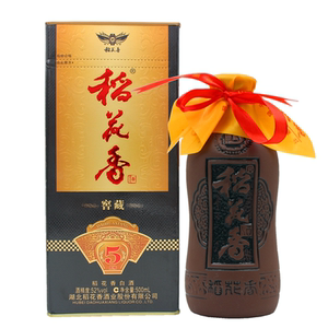 [6瓶价格】稻花香白酒窖藏5年42度52度500ml*6瓶整箱礼盒装