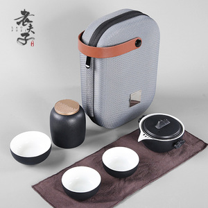 旅行茶具小套装单人便携包日式快客一壶二四杯功夫定制旅游泡茶壶
