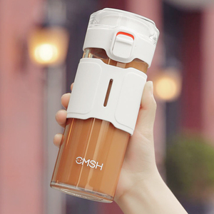 cmsh 设计师款复古咖啡杯便携式高档精致随行杯ins风外带冷萃杯子