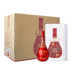 甘肃白酒武酒花开敦煌【凤仙花】43度浓香型婚宴白酒-热情 整箱装